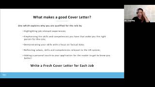 How to write a unique United Nations (UN) system cover letter in 2023?