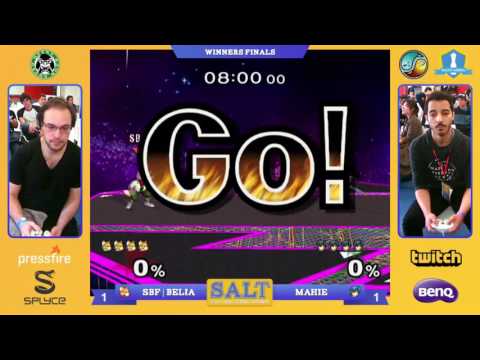 SALT 2017 - beLia (Fox) Vs. Mahie (Marth) -  Winners Finals - Melee Singles-