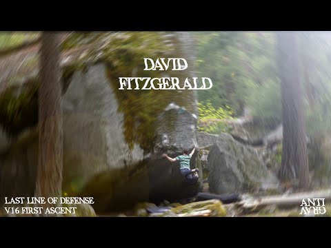 David Fitzgerald “Last Line of Defense” V16 First Ascent