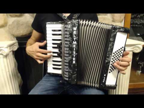 How to Play a 48 Bass Accordion - Lesson 3 - Playing a Bass Melody - Alouette