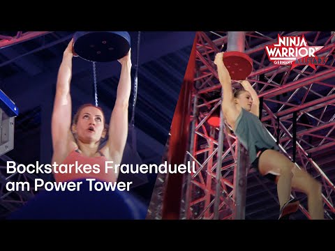 Viktoria Krämer vs. Stefanie Noppinger: Duell am Power Tower | Ninja Warrior Germany Allstars 2022