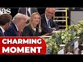 MELONI S Expression STEALS THE SHOW As Trump PRAISES HER