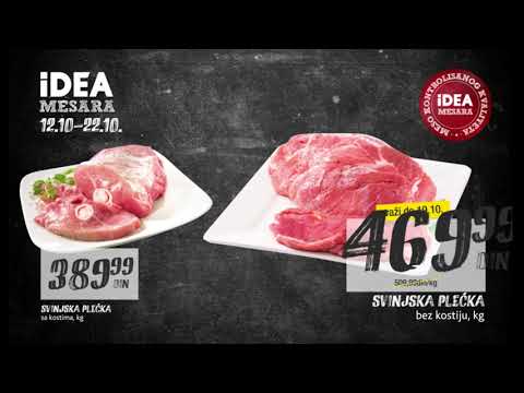 IDEA mesara 12.10 - 22.10.2017.