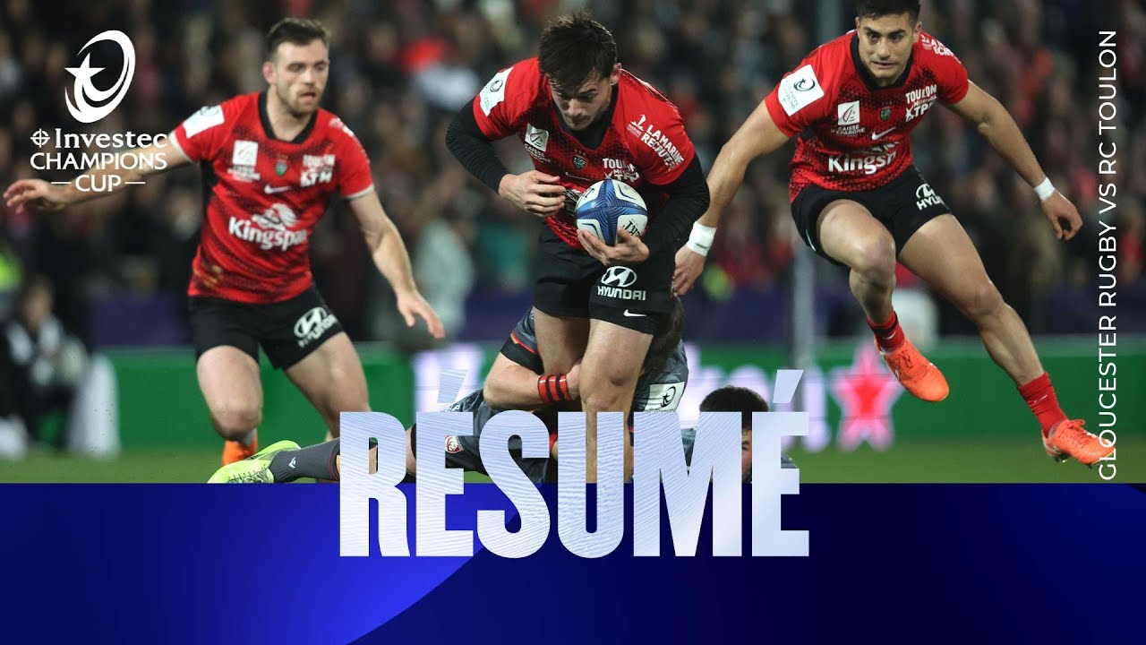Résumés - Gloucester Rugby v RC Toulon | Investec Champions Cup 2025/26