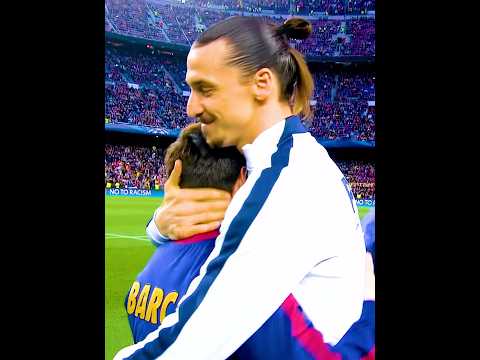 Messi & Zlatan Friendship 😌