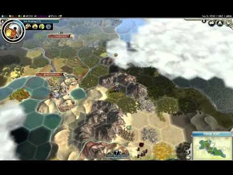 Let's Play Civilization 5 Montezuma Deity Honor - Gods and Kings Huge Pangea Part 1