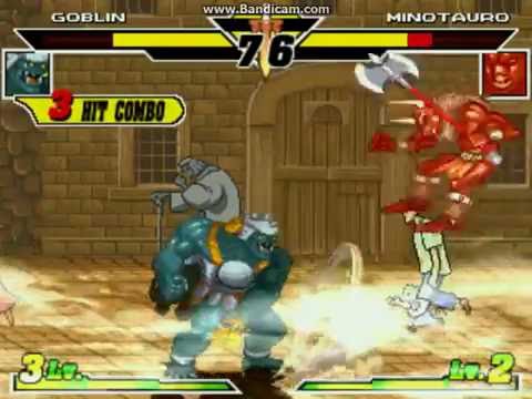 Bastard M.U.G.E.N. - Goblin VS Minotauro