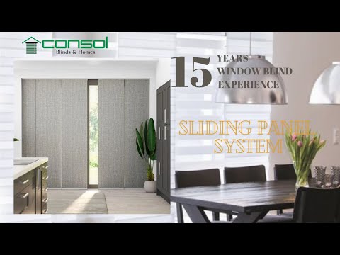 Stylish and Versatile Panel Blinds for Large Windows & Sliding Doors