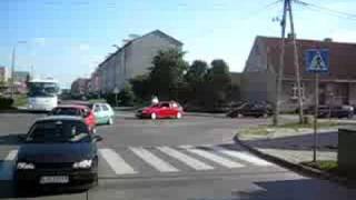 preview picture of video 'VW MANIA 2008 - Przejazd kolumny VW przez Pasłęk'
