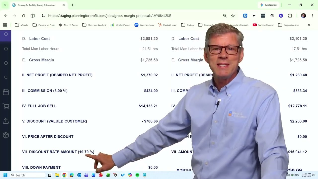 Adding a Cash Discount Percentage