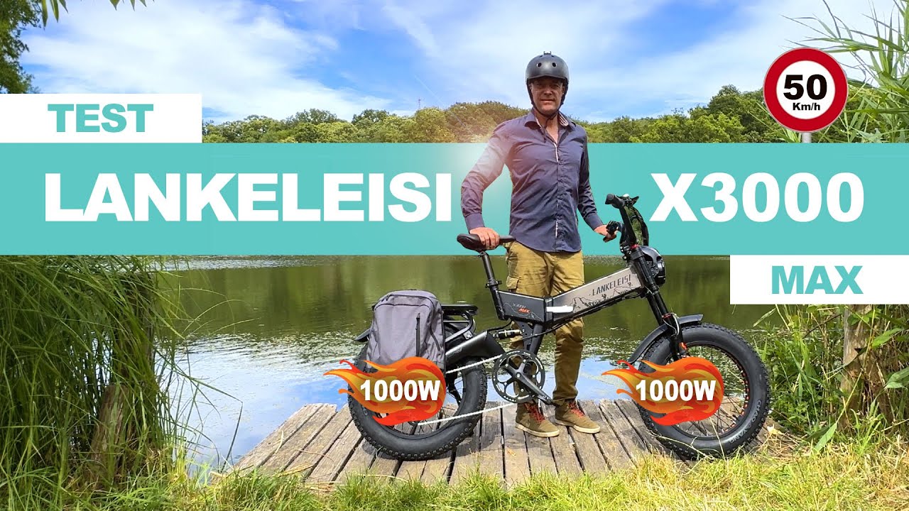 Le PLUS puissant FATBIKE⚡️2x1000 watts 🔥 LANKELEISI X3000 MAX en test