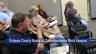 Pickens County Board of Commissioners Work Session | June 15, 2023