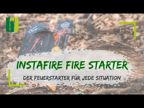 INSTAFIRE FIRE STARTER MILITARY GRADE - Der über 500°C heiße Feuerstarter für jede Situation!
