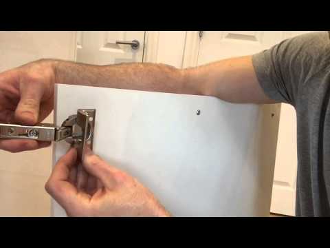 Part of a video titled How to remove an IKEA kitchen door. - YouTube