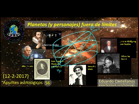 Apuntes astrológicos 56 (12-2-2017) - Planetas y personajes fuera de límites
