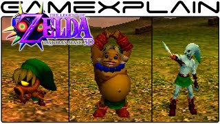 Zelda: Majora Mask 3D's New Idle Animations (Transformations)