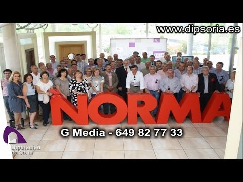 75 alcaldes y concejales de la provincia visitan las instalaciones de Norma Doors Technologies