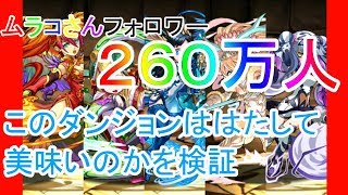 【パズドラ】ピィダンジョンは美味いのか16周して検証【YUYAのゲーム実況】