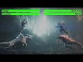 Godzilla x Kong: The New Empire (2024) Final Battle with healthbars