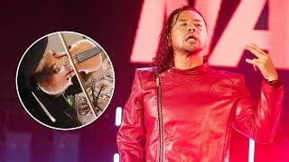 What did violins add to Shinsuke Nakamura's iconic entrance?
