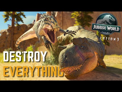 The BIRTH And DEATH Of A Canyon Ecosystem - Jurassic World Evolution 3