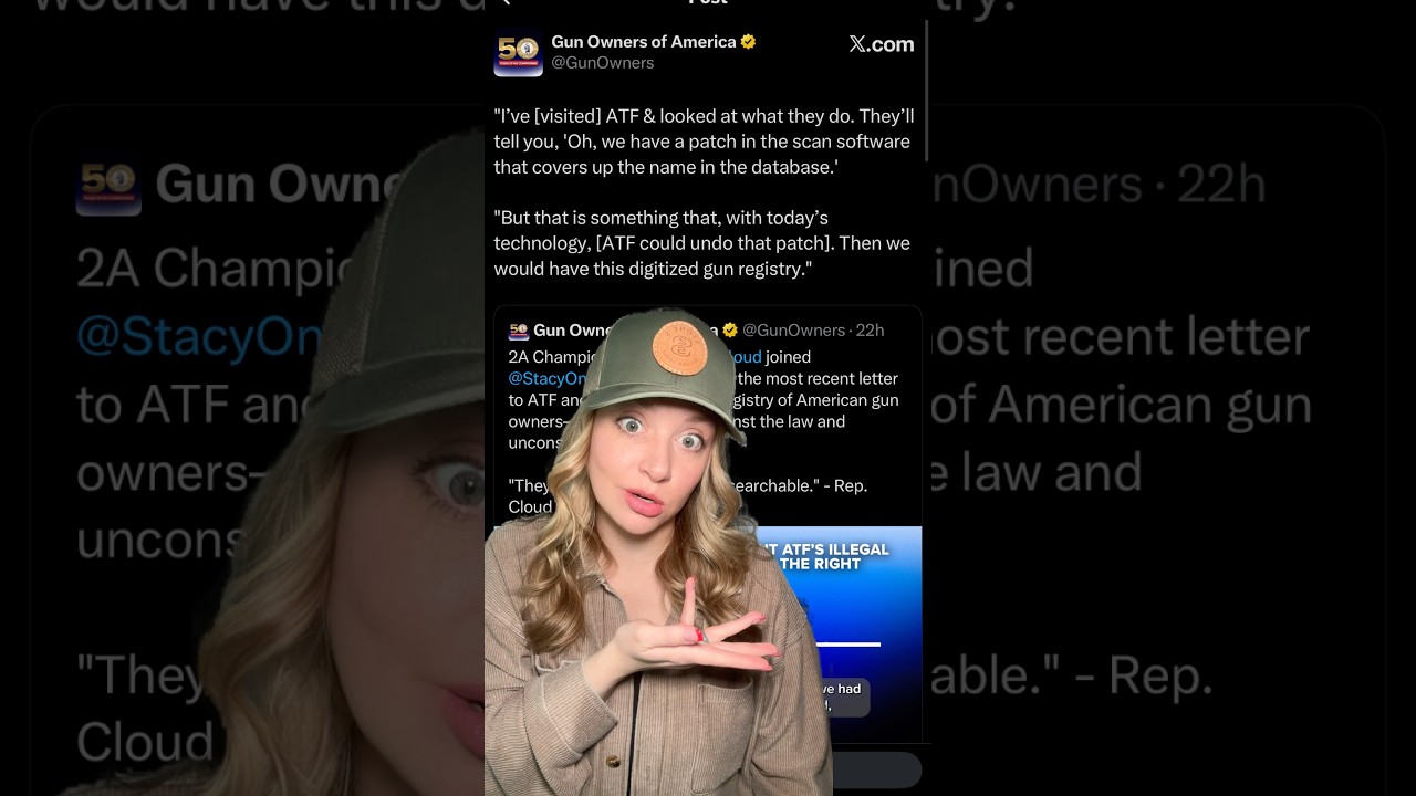 Only a “Patch” Stands Between Gun Owners And ATF’s Illegal Digitized Registry?!? #shortsfeed #shorts