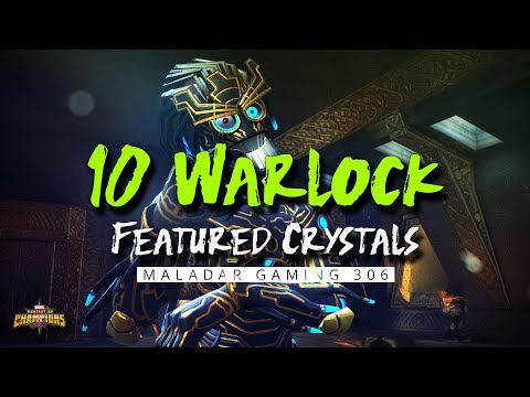 10x 6-Star Warlock Featured Cavalier Crystals 🤖 #MCOC