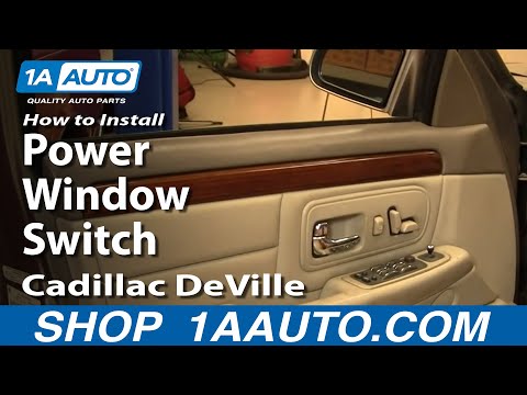 How to Replace Power Window Switch 97-99 Cadillac Deville