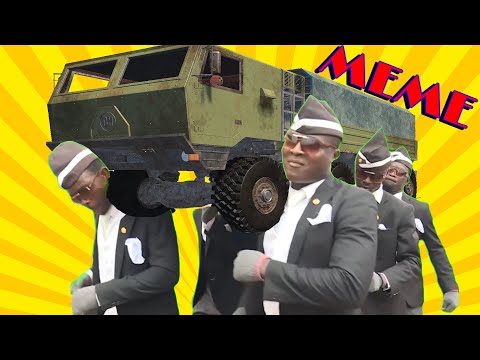 FUNERAL COFFIN DANCE MEME #7 - Astronomia Theme Music -   BeamNG Drive