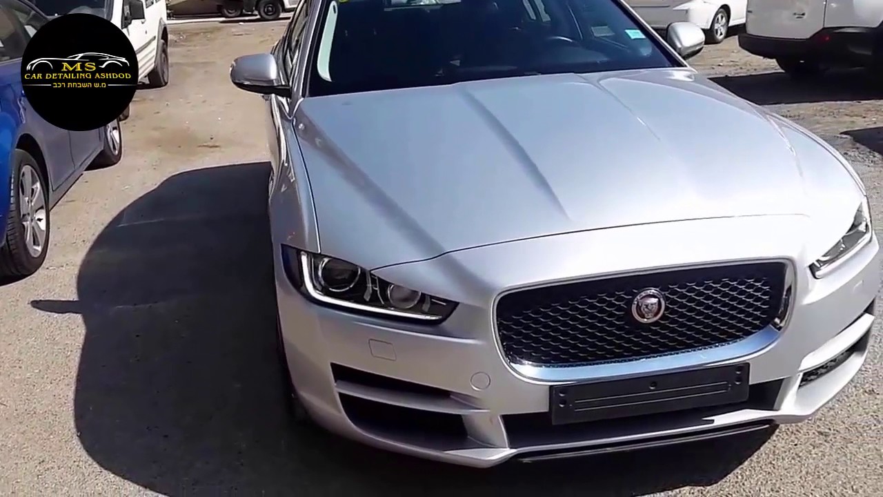 יגואר XE 20t לאחר טיפול דיטיילינג לרכב