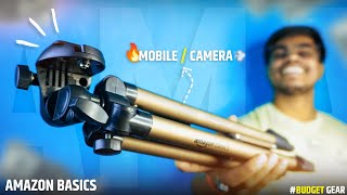 Best Budget Tripod in 2025!! Amazon Basics Tripod 50 Inches🔥