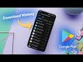 How to See Download History on Google Play Store?