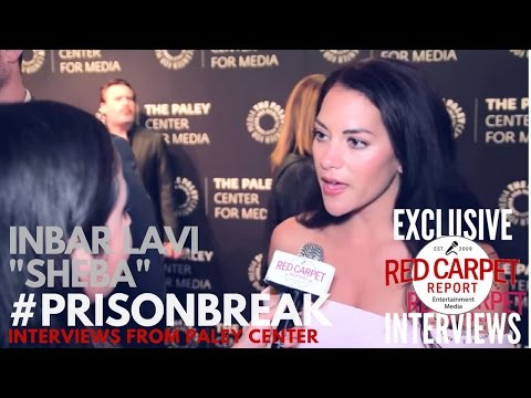 Inbar Lavi "Sheba" interviewed at FOX's Prison Break S5 Paley Center Event & Panel