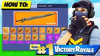 HOW TO GET THE INFINITY BLADE IN FORTNITE CREATIVE
