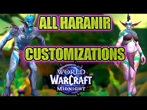 Everything We Know About Haranir Allied Race Customizations | Midnight Beta | World of Warcraft
