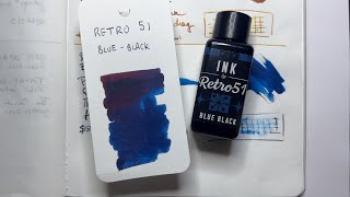 Inky Minutes: Retro 51 Blue Black Ink Review