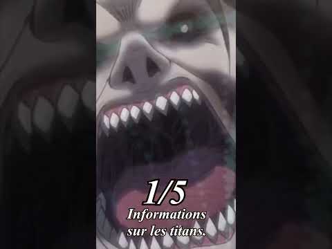 17 FAITS SUR LES TITANS PRIMAIRES ! L'ATTAQUE DES TITANS Partie 1/5
