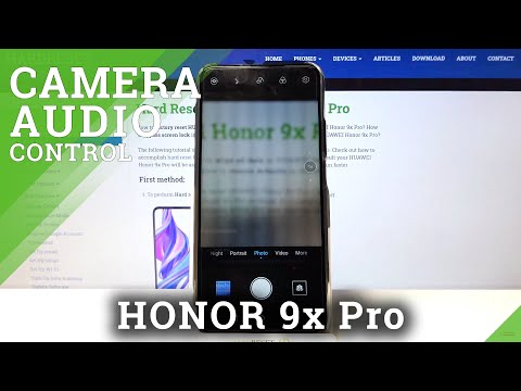 How to Activate Camera Voice Control on HUAWEI Honor 9x Pro – Use Camera Audio Control