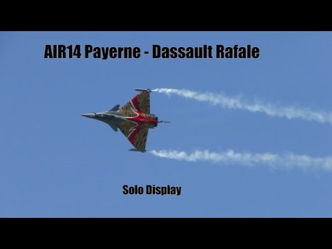 AIR14 Payerne - Dassault Rafale Solo Display