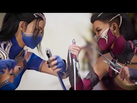 Evolution of Kitana VS Mileena 1993 - 2023 #mortalkombat #kitana #mileena #mortalkombatlegends #ps5
