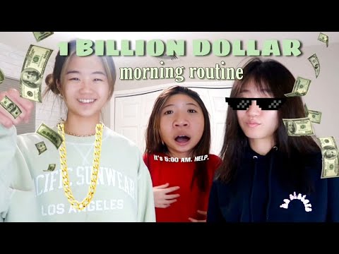 WE TRIED THE 1 BILLION DOLLAR MORNING ROUTINE *realistic*