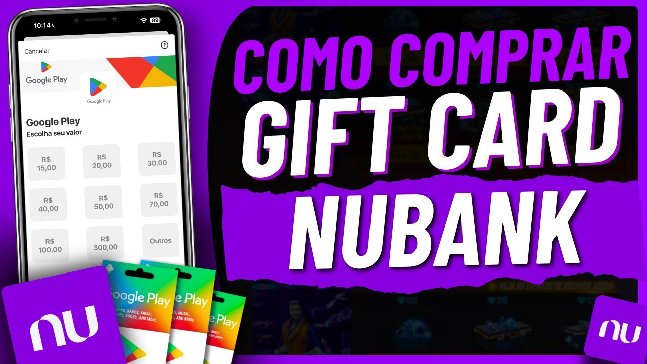 COMO COMPRAR GIFT CARD PELO NUBANK ATUALIZADO!!!