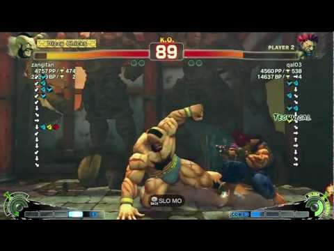 Zangitan (Zangief) vs qal03 (Akuma) - AE 2012 Ranked Match *720p HD*