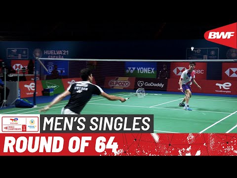 TotalEnergies BWF World Championships 2021 | Burestedt (SWE) vs Wangcharoen (THA) [16] | R64
