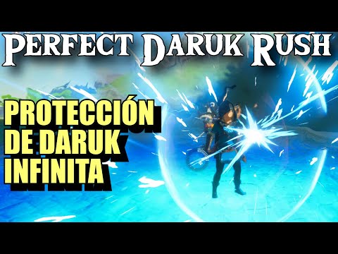 Protección de Daruk INFINITA, técnica de combate Perfect Daruk Rush PDR en Zelda BOTW
