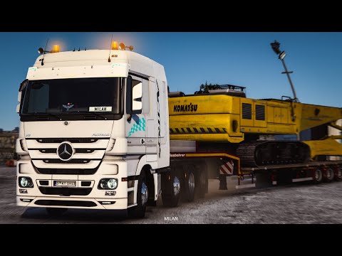 Mercedes Actros MP3 Reworked v3.6 - Euro Truck Simulator 2 Mod
