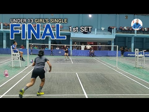 Under 13 Girl's Single / Final / 1st Set | 4K