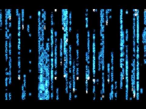 Blue Matrix Code HD (1440x900)