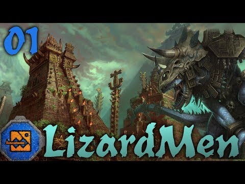 Total War: Warhammer 2 - Lizard Men Mortal Empires  Campaign - Kroq-Gar 01