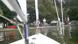 preview picture of video 'Kyosho Seawind sailboat (yacht) on Runcorn lake'